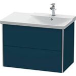 Duravit Waschtischunterbau XSQUARE Be re 565x810x473mm nachtblau seidenmatt