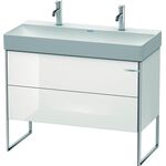 Duravit Waschtischunterbau XSQUARE 731x984x460mm weiß hochglanz