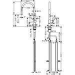 HG Einhebel-Spültischmischer 210 TALIS M Ausziehauslauf, mit sBox chrom