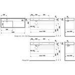 Laufen Waschtisch KARTELL 1200x460mm Abl. re o ÜL o HL weiß matt