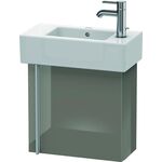 Duravit Waschtischunterbau VERO 211x450x428mm Ans re fla grey hochglanz