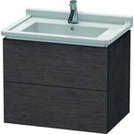 Duravit Waschtischunterbau L-CUBE 469x670x558mm eiche dunkel gebürstet