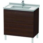 Duravit Waschtischunterbau L-CUBE 469x820x712mm nussbaum gebürstet