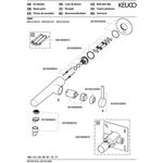 Keuco EH-WT-MI IXMO Pure UP Ausldg 197mm ES-fin