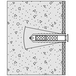 Hewi Befestigungsmaterial 801/805 Stützgriff für Porenbeton (P2)