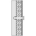 Hewi Befestigungsmaterial 950 Wandstütz-/Klappgriff Leichtbau m m Stah