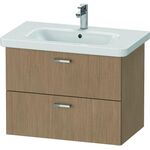 Duravit Waschtischunterbau XBASE 2 Schubk 560x730x448mm europäische eiche