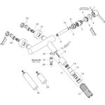 Einhebel-Wannenmischer AXOR STARCK DN 15, Aufputz polished gold optic