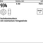 Sechskantmutter DIN 934 M68x 2 6 Automatenstahl 1 Stück