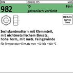 Sechskantmutter DIN 982 Klemmteil M10x 1 10 galv.verz. 100 Stück - VPE: 100