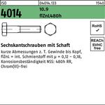 Sechskantschraube ISO 4014 Schaft M8x 70 10.9 zinklamellenb. 200 Stück - VPE: 200