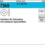 Scheibe DIN 7349 13x30x 6 A 4 100 HV 50 Stück - VPE: 50