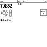 Nutmutter DIN 70852 M20x 1,5 17 H 10 Stück - VPE: 10