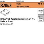 Ausgleichsscheibe R 82043 AF M12 P1 Stahl feuerverz. 1 Stück LINDAPTER