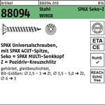 Schraube R 88094 SEKO Spitze/PZ 3,5x40/35-Z Stahl galv.verz. WIROX 200St. SPAX - VPE: 200