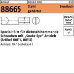 Bit R 88665 Zweiloch M4 Stahl gehärtet 1 Stück