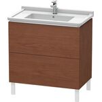 Duravit Waschtischunterbau L-CUBE 820x469mm 2 Au ta s-matt ES NB mitte