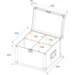 ROADINGER Flightcase 4x TMH-6/7/8/9