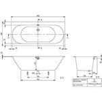 V&B Whirlpoolsystem OBERON 2.0 Hy COM m Multip Trio Tech. Pos 1 we