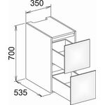 Keuco Unterbauschrank EDITION 11 PLANNIN 350x700x535mm we hgl