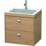 Duravit Waschtischunterbau BRIOSO 613x600x480mm m WT Vero Air Gri chr 1 HL