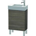 Duravit Waschtischunterbau L-CUBE 582x480x240mm, Anschlag links pine terra