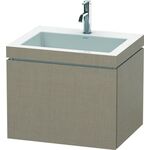 Duravit Waschtischunterbau L-CUBE m WT Vero Air 500x600x480mm 1 HL leinen