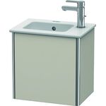 Duravit Waschtischunterbau XSQUARE 400x410x289mm Türansch rechts taupe matt