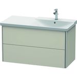 Duravit Waschtischunterbau XSQUARE Becken rechts 565x1010x473mm taupe matt