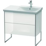 Duravit Waschtischunterbau XSQUARE Be rechts 805x810x473mm weiß hochglanz