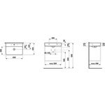 Laufen Waschtisch VAL 600x420mm m ÜL ohne Hahnloch weiß LCC