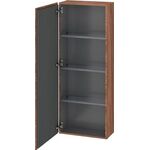 Duravit Halbhochschrank L-CUBE 500x243x1320mm Ans links nussbaum natur