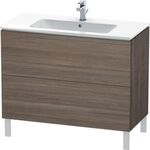 Duravit Waschtischunterbau L-CUBE 1020x481x704mm cappuccino hochglanz