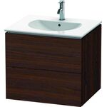 Duravit Waschtischunterbau L-CUBE 514x620x550mm nussbaum gebürstet