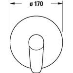 Duravit Fertigmontage-Set B.1 für Unterputz-Brausemischer chrom