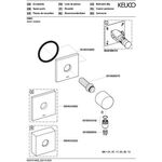 Keuco Schlauchanschluss IXMO Rosette eckig vc