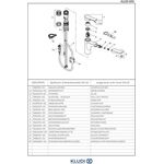 Kludi Spültisch-Einhandmischer MIX geschl. Heb. m Auszugsauslauf ma-sw