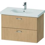 Duravit Waschtischunterbau XBASE 2 Schubkästen 560x800x458mm eiche natur