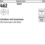 Scheibe DIN 462 Innennase 28 Stahl 50 Stück - VPE: 50