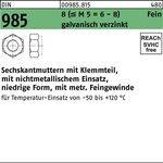 Sechskantmutter DIN 985 Klemmteil M24x1,5 8 (=M 5 = 6/8 ) galv.verz. 25St. - VPE: 25