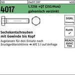 Sechskantschraube ISO 4017 VG M20x75 1.7218 +QT (25CrMo4) galv.verz. 25St. - VPE: 25