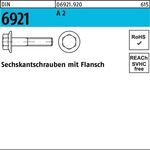 Sechskantschraube DIN 6921 Flansch M6x 30 A 2 200 Stück - VPE: 200