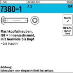 Flachkopfschraube ISO 7380-1 ISR VG M4x 5-T20 A 2 500 Stück - VPE: 500