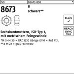 Sechskantmutter ISO 8673 M22x 1,5 8 sw 50 Stück - VPE: 50