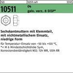 Sechskantmutter ISO 10511 Klemmteil M8 Automatenstahl galv.verz. 8 DiSP 1000St. - VPE: 1000