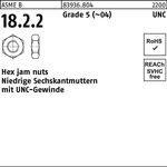 Sechskantmutter R 83936 UNC-Gewinde niedrig 9/16 Grade 5 (~04) 50 Stück - VPE: 50