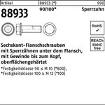 Sechskantflanschschraube R 88933 Sperrz. VG M6x 18 90/100 500 Stück - VPE: 500