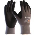 Handschuhe MaxiFlex Ultimate AD-APT 42-874 Gr.10 grau/schwarz Nyl. EN 388 Kat.II - VPE: 12