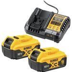 Akku-Starter-Set DCB 1104 P2 18 V 5 Ah DEWALT