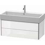 Duravit Waschtischunterbau XSQUARE 984x397x460mm 2 Sk we s-matt ES Ah Mi.